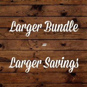 The bigger the bundle, the bigger the discount